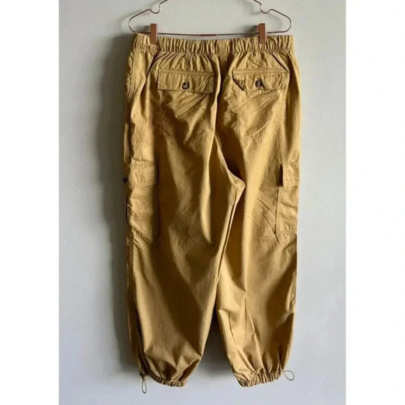 Avec Les Filles Womens Anthropologie Drawstring Cargo Baggy Pants Khaki Tan Sz L - Picture 4 of 15